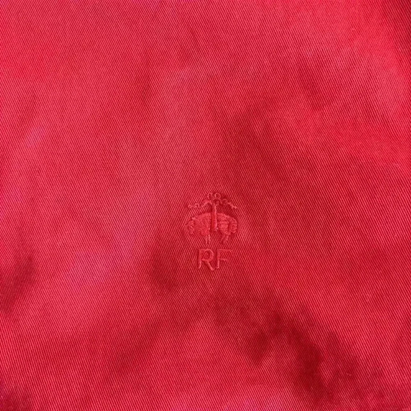 Brooks Brothers Red Fleece Full Zip Up Lightweight Jacket Men’s SZ M Red - Picture 3 of 15